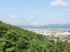 秦野市弘法山からの富士山